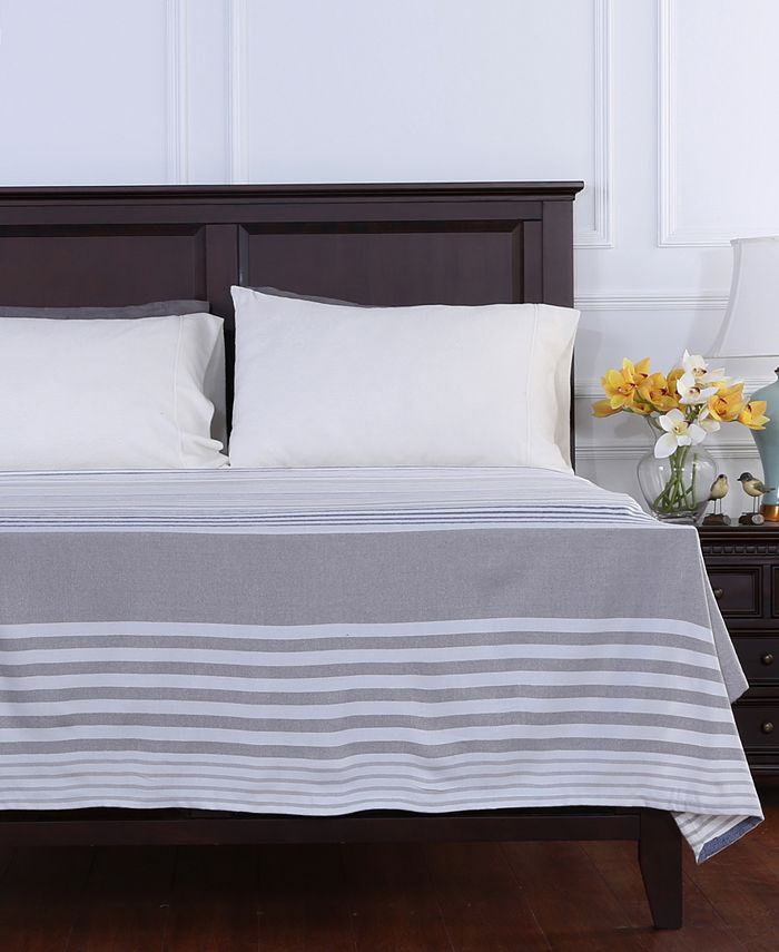 Berkshire Striped Lightweight Twin Blanket & Reviews Blankets