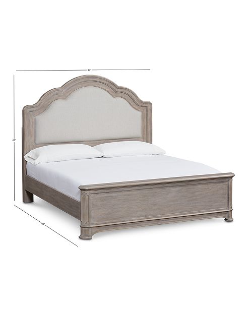 Furniture Elina Bedroom Furniture Set 3 Pc King Bed Dresser Nightstand Created For Macy S Reviews Furniture Macy S