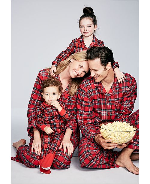 Family Pajamas Holiday Plaid Pajama Sets Created For Macy S Reviews Bras Panties Lingerie Women Macy S