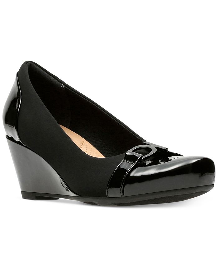 clarks flores poppy wedge