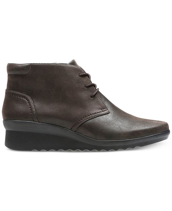 Clarks Women's Cloudsteppers™ Caddell Hop Wedge Booties & Reviews ...