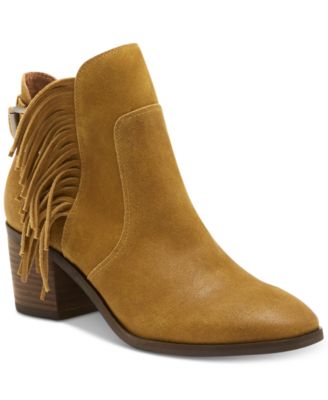 lucky brand booties with fringe