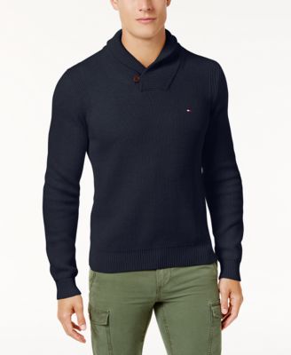 tommy hilfiger waffle knit sweater