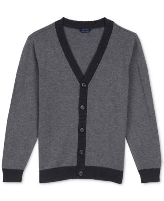 baby boy sweater with elbow patches