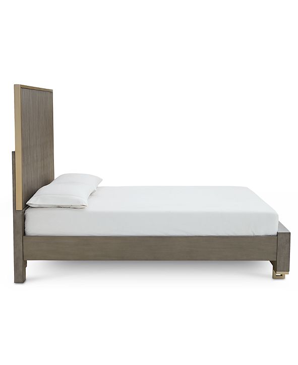 Furniture Petra Shagreen King Bed & Reviews Furniture Macy's
