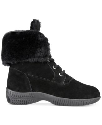 macy's black suede boots