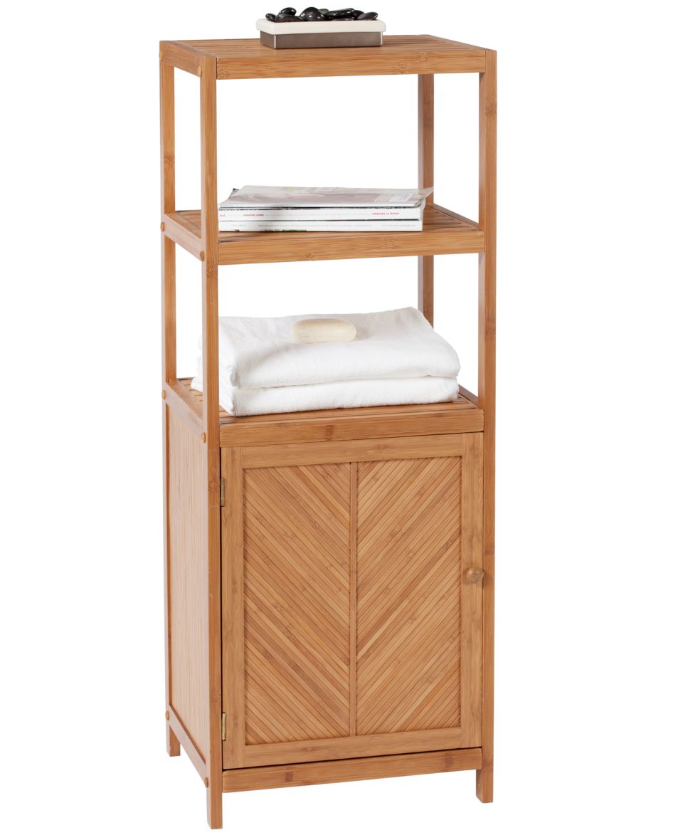 Creative Bath Organization, 3 Shelf Tower with Cabinet