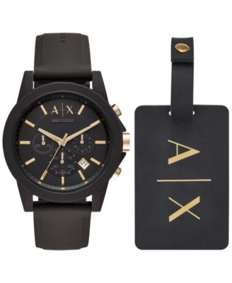 armani exchange chronograph men's watch