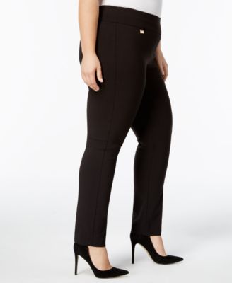 macy's alfani plus size pants