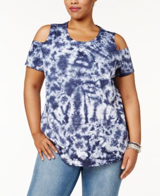 style & co cold shoulder top