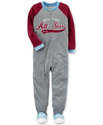 carter's big boy footed pajamas