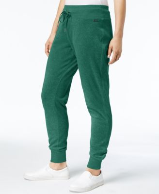 calvin klein velour jogger pants