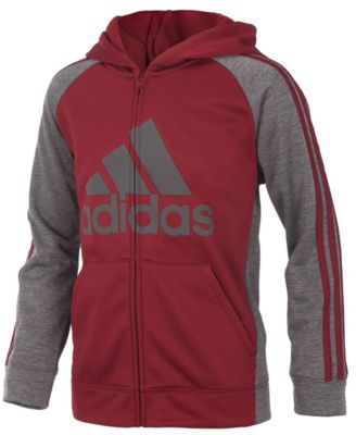 adidas Game Day Hooded Zip-Up Jacket 
