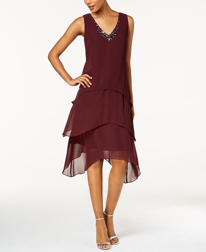 chiffon gown with jacket