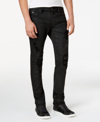 guess studded jeans