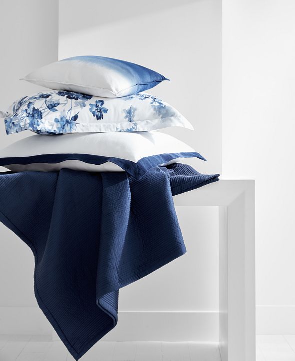 Lauren Ralph Lauren Flora Blue 3Pc. Cotton Full/Queen Duvet Cover Set