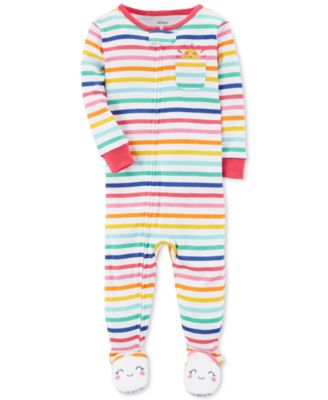 rainbow pajamas baby