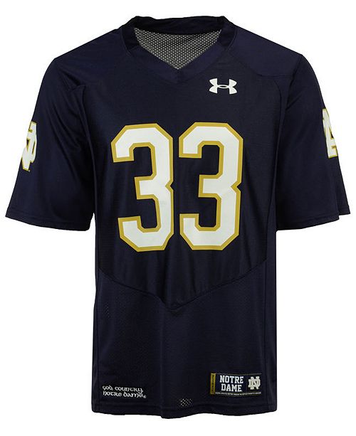Under Armour Men S Notre Dame Fighting Irish Replica Football Jersey Reviews Sports Fan Shop By Lids Men Macy S