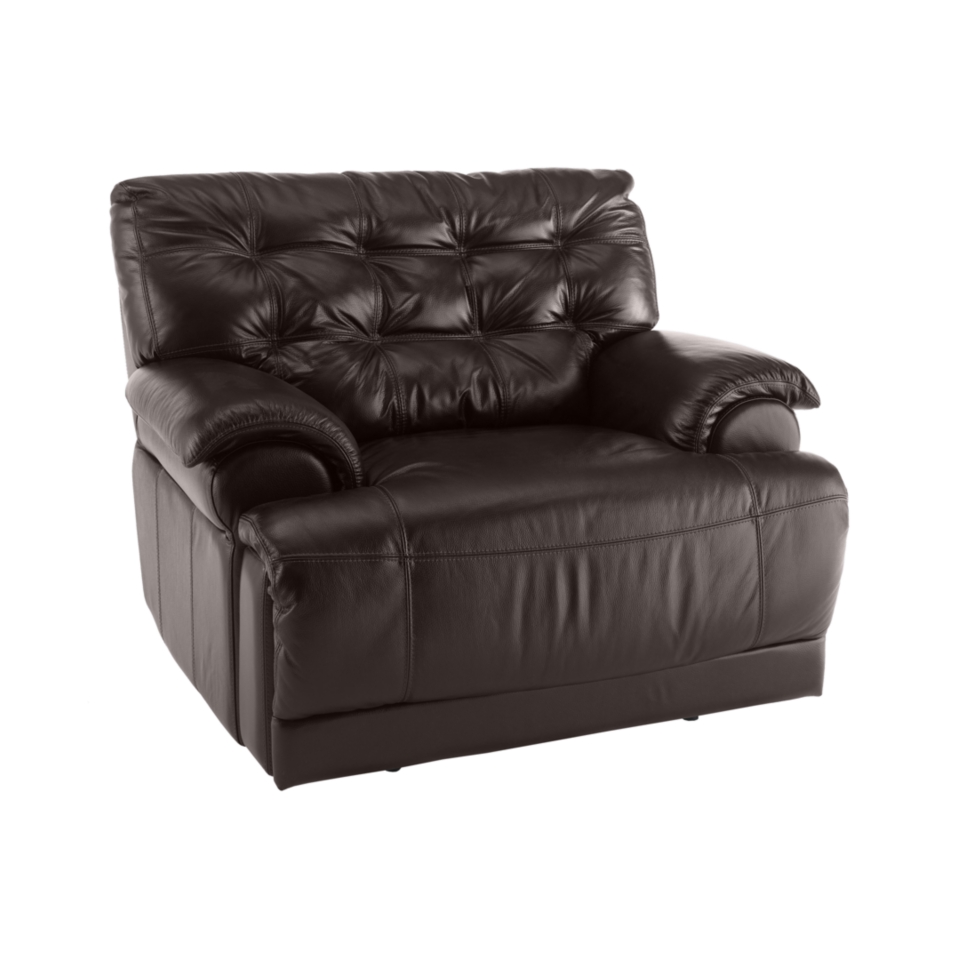 Dylan Leather Recliner Chair, Power Motion