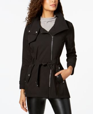 michael kors softshell hooded jacket