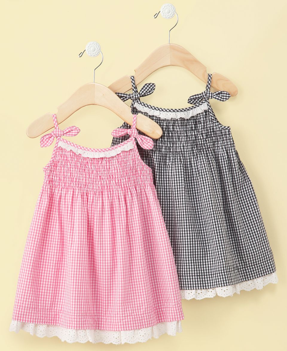 First Impressions Baby Dress, Baby Girls Poplin Gingham Dress