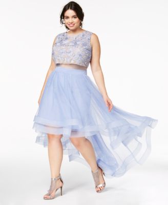 macys gowns plus size