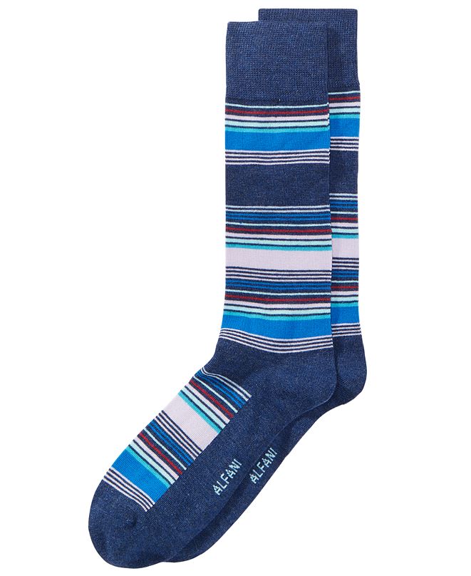 Alfani Men's Striped Dress Socks, Created for Macy's & Reviews