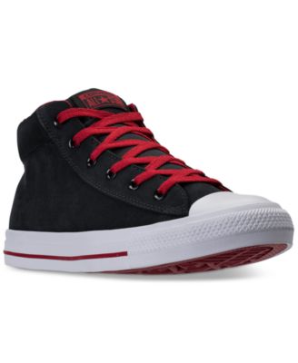 men's chuck taylor all star street mid casual sneakers from finish line
