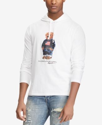 Polo Bear Long-Sleeve Hooded T-Shirt 