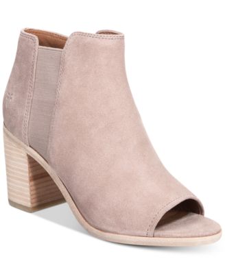 frye danica peep toe bootie