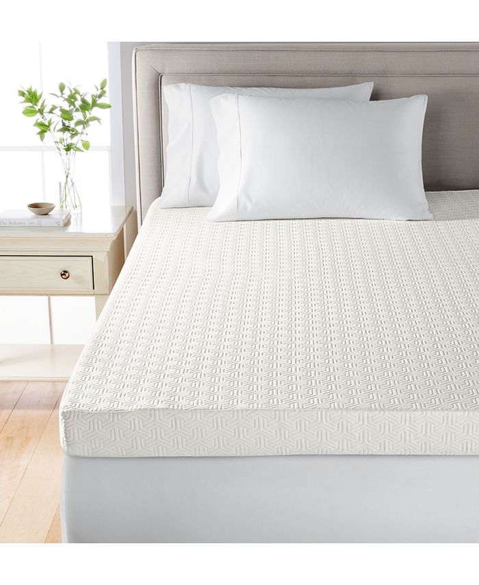 Martha Stewart Collection CLOSEOUT! 4" Memory Foam Full Mattress Topper