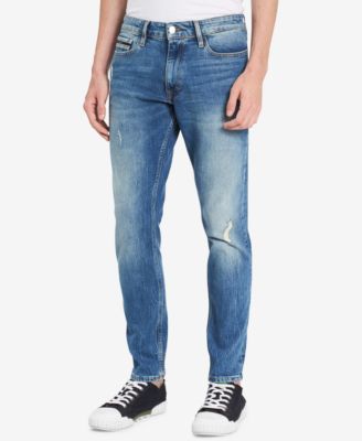 calvin klein straight tapered jeans