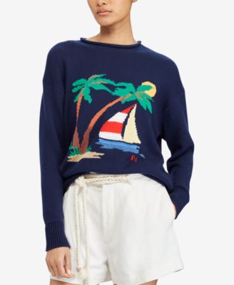 ralph lauren sailboat sweater