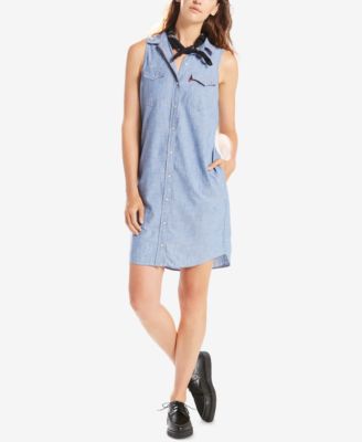 levi's sleeveless denim dress