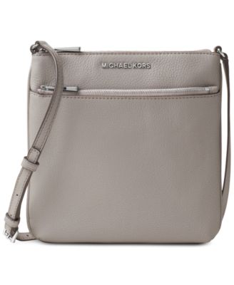riley small pebbled leather messenger