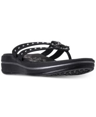 Be Jeweled Flip-Flop Thong Sandals 