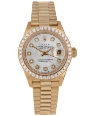 18K Gold Bracelet Watch 26mm \u0026 Reviews 