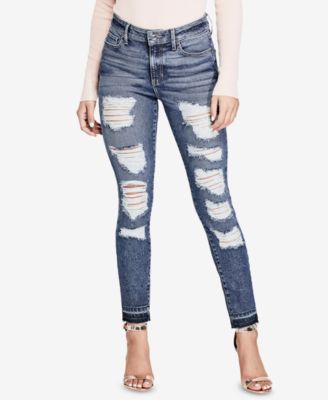 guess ripped skinny jeans