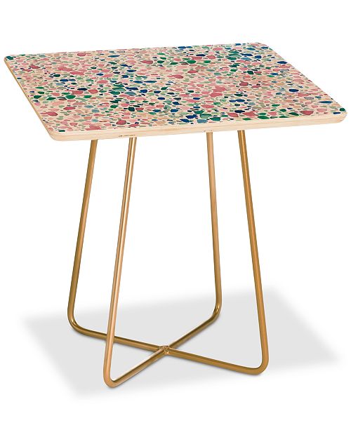 Deny Designs Jacqueline Maldonado Magic Terrazzo Pink Square Side Table Reviews Home Decor Home Macy S