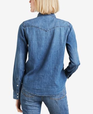 ladies levi denim shirt