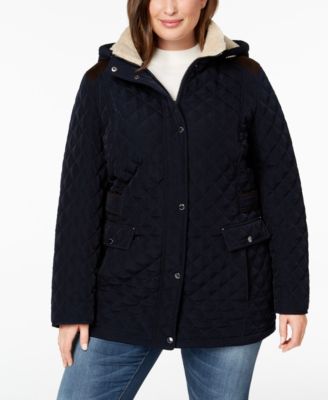 plus size women's sherpa jacket