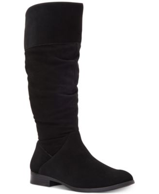 style & co black boots