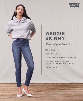 levi skinny wedgie jeans