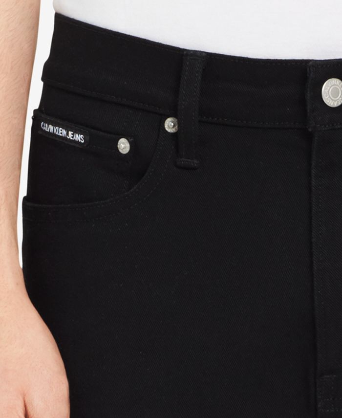 calvin klein black stretch pants