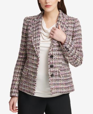 dkny tweed jacket