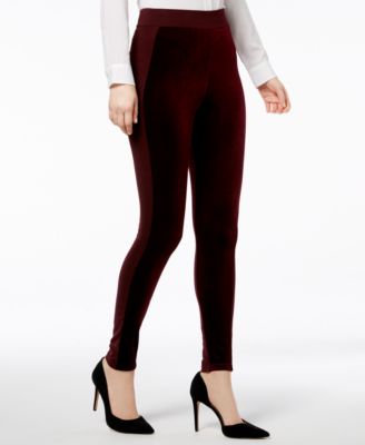 macys velvet leggings