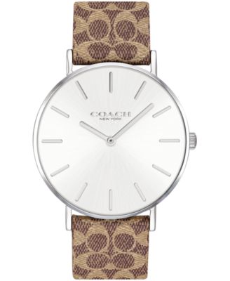 coach signature watch strap