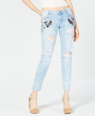 guess embellished jeans