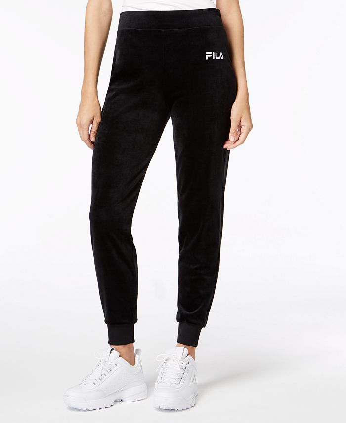 fila kaiden velour track pants