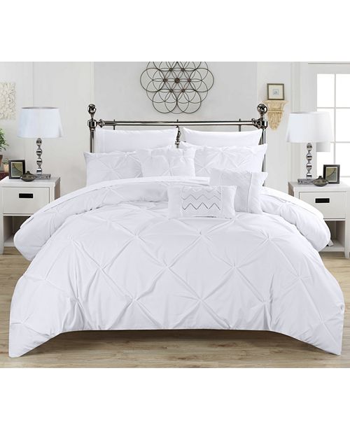 Chic Home Hannah 8 Piece Twin Bed In A Bag Comforter Set Reviews Home Macy S